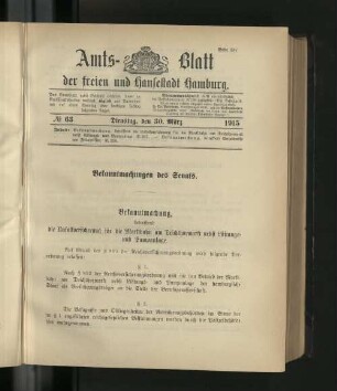 No. 63, 30. März 1915