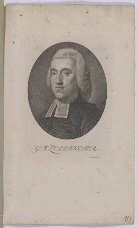 Bildnis des G. J. Zollikofer