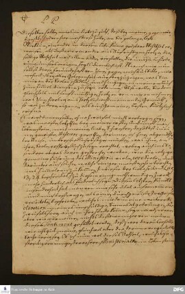 Brief von Heinrich XXIII. v. Reuß-Lobenstein an [die Geistlichkeit von Lobenstein].