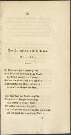 Die Jungfrau von Orleans
