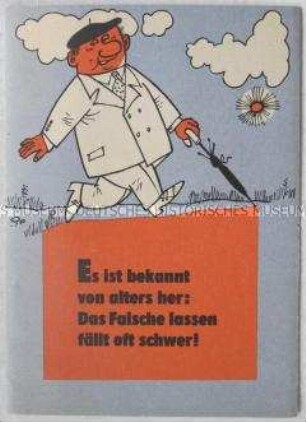 Illustrierte Aufklärungsschrift gegen die Vergeudung von Rohstoffen