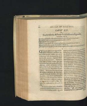 Caput XXI. De Causis Mixtis, & Poenis Ecclesiasticis infligendis.