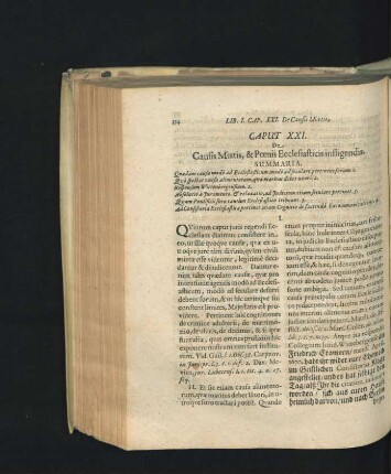 Caput XXI. De Causis Mixtis, & Poenis Ecclesiasticis infligendis.