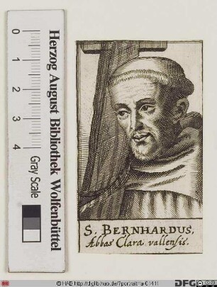 Bildnis hl. Bernhard von Clairvaux