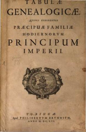 Tabulae genealogicae Familiarum Europaearum variarum