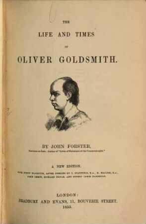 The Life and Times of Oliver Goldsmith