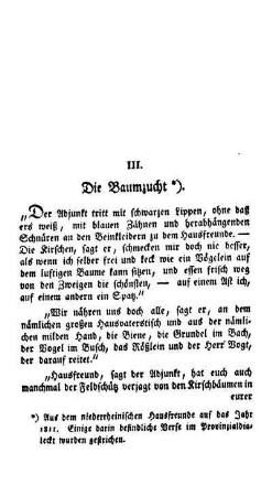 Die Baumzucht