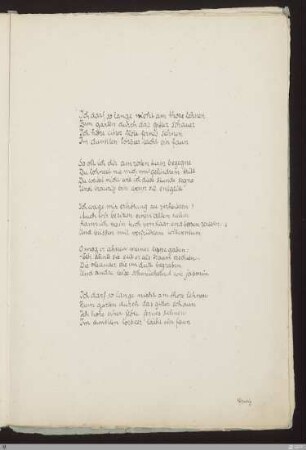 Ich darf so lange nicht am thore lehnen (Gesichte II) : [SW II: H12(Pilgerfahrten)]; [SW II, S. 40/113-114]
