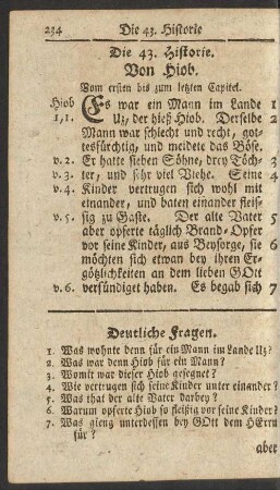 Die 43. Historie.