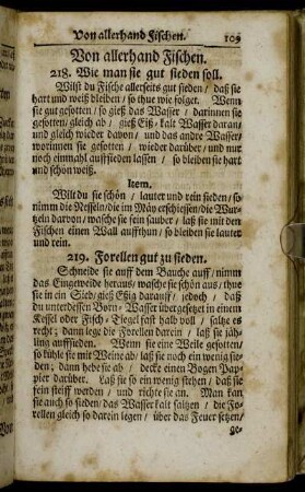 Von allerhand Fischen.