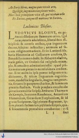 Ludovicus Blosius