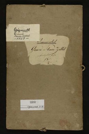 Grundsteuerzettel der Ortseinwohner Grünwinkel