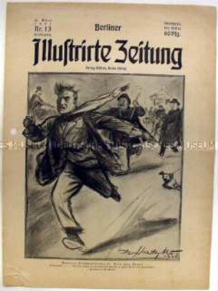 Wochenzeitschrift "Berliner Illustrirte Zeitung" mit Bildern von der Volksabstimmung in Oberschlesien
