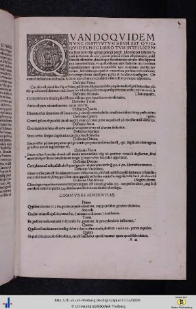 Quando quidem nunc institutum meum est quicquid ex hoc libro…