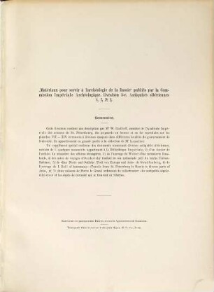 Sibirskie drevnosti : Antiquités Sibériennes, 1,2 = 5