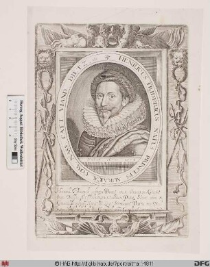 Bildnis Friedrich Heinrich, Prinz von Oranien, Graf von Nassau-Dillenburg