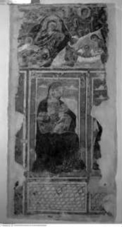 Thronende Madonna und Geburt Christi