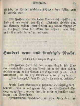 Hundert neun und funfzigste Nacht