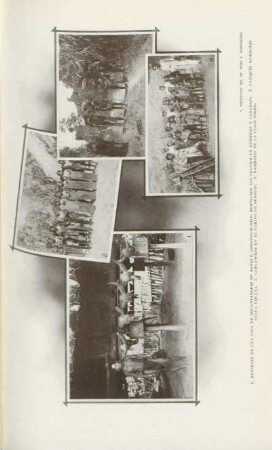 1. Exterior de una casa de decitapitadores en Banaue, Lepanto-Bontoc, mostrando los cráneos de enemigos y carabaos 2. Caciques ...