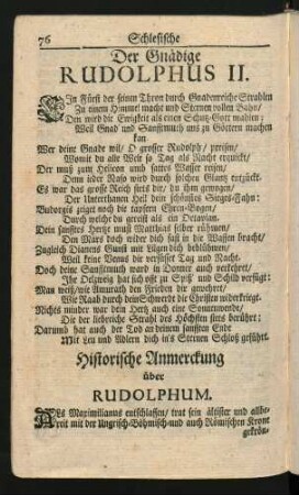 Der Gnädige Rudolphus II.