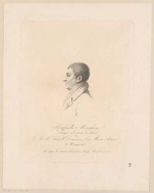 Bildnis Morghen, Raffaello (1758-1833), Kupferstecher, Radierer [Selbstbildnis]