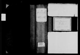 Bruchsal, katholische Gemeinde (St. Paul): Standesbuch 1847-1869