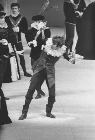 Szenenbilder aus "Don Quixote", Ballett mit Musik von Leo Spies. Staatsoper Berlin, Premiere 10.06.1969