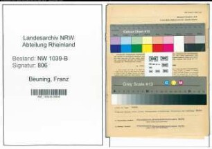 Entnazifizierung Franz Beuning , geb. 11.07.1898 (Elektromeister)