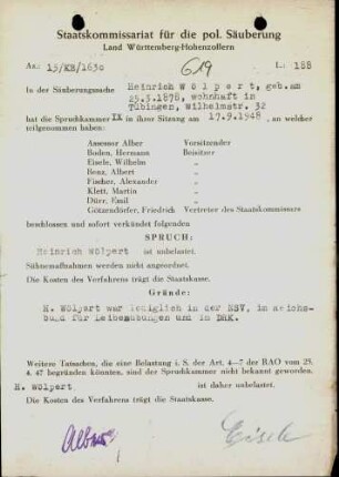 Wölpert, Heinrich