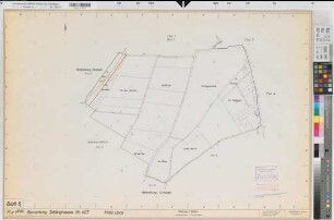 Stockum (Unna), Siddinghausen (Unna), Zusammenlegung Stockum-Siddinghausen, Bl. 6 Zuteilungskarte Siddinghausen Flur 1,2