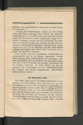Die Eisenbahn naht.