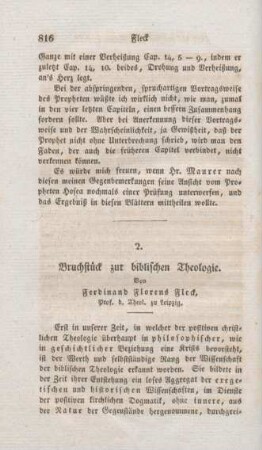 816-823 Bruchstück zur biblischen Theologie