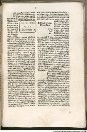 Liber Sextus : mit der Glosse von Johannes Andreae