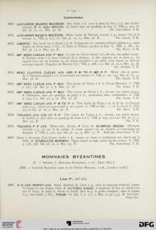 Monnaies Byzantines (Nr. 3061-3094)
