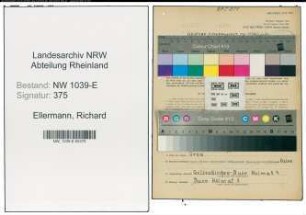 Entnazifizierung Richard Ellermann , geb. 24.07.1894 (Kaufmann)