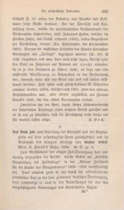 499-502 [Rezension] Bickell, Gustav, Das Buch Job