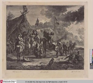 [Der blasende Trompeter im Lager; The trumpeter]