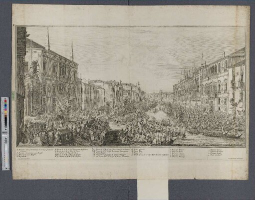 [Rappresentatzione della regatta solenne fatta in Venezia]