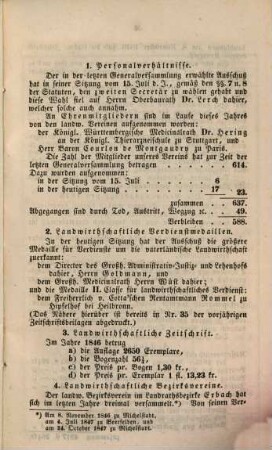 Rechenschafts-Bericht des Großherzoglich-Hessischen Landwirthschaftlichen Vereins der Provinz Starkenburg. 1846/47