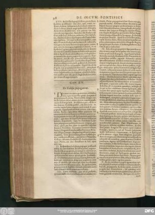 Cap. XV. De Ecclesiae propagatione.