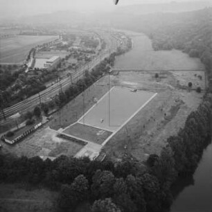 Freibad Camburg/saale : Blickrichtung Nordosten
