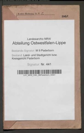 Professor Lessmann zu Paderborn