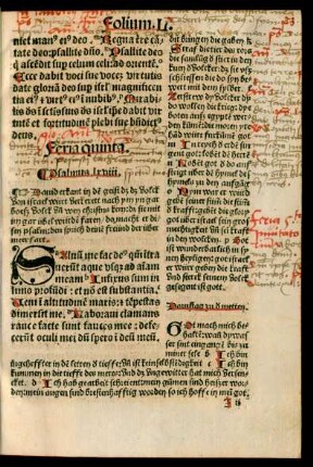 Feria quinta. Psalmus .lxviiii.