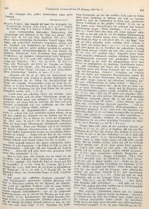 837-839 [Rezension] Mayer, Reinhold, Zum Gespräch mit Israel