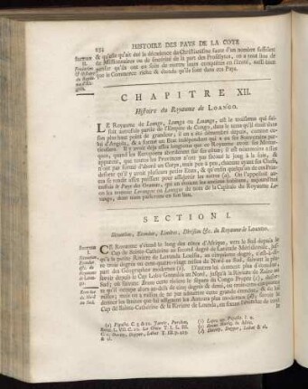 Chapitre XII. Histoire du Royaume de Loango.