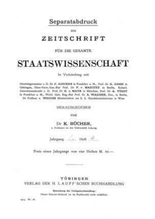 Die jüdische Wohlfahrtspflege in Deutschland : ihre geschichtl. Entwicklung u. ihre gegenwärtigen Leistungen / von W. Hanauer