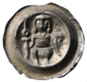 Fundmünze, Brakteat, 1244 - 1300