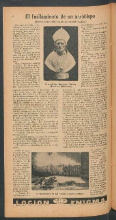El fusilamiento de un arzobispo : (Pormenores inéditos de un suceso trágico)
