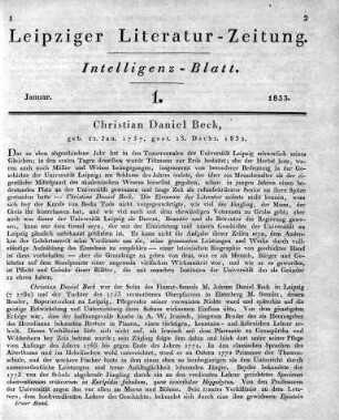 1833: Leipziger Literaturzeitung