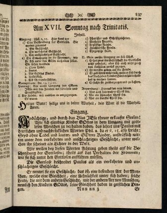 837-840, Inhalt; Eingang; Evangelium
